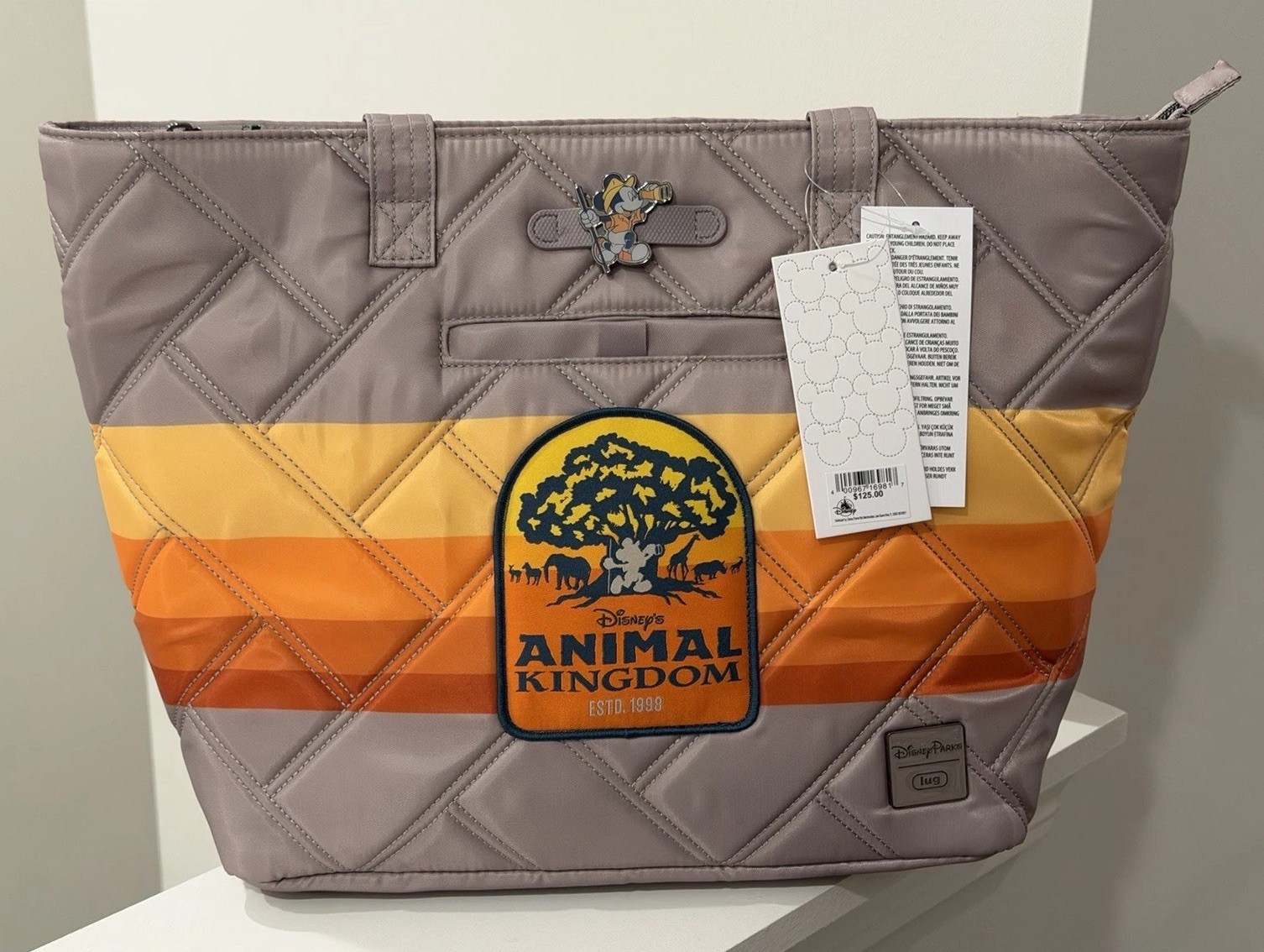 Lug Disney World Animal Kingdom Park Mickey Mouse Tree Of Life Skyliner Tote Bag