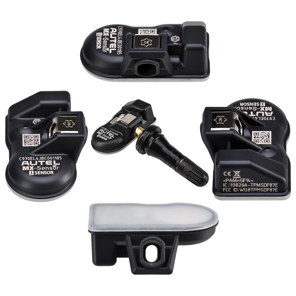 4* Autel TPMS MX-Sensor 2in1 315&433MHz Tire Pressure Sensor Programmable Rubber