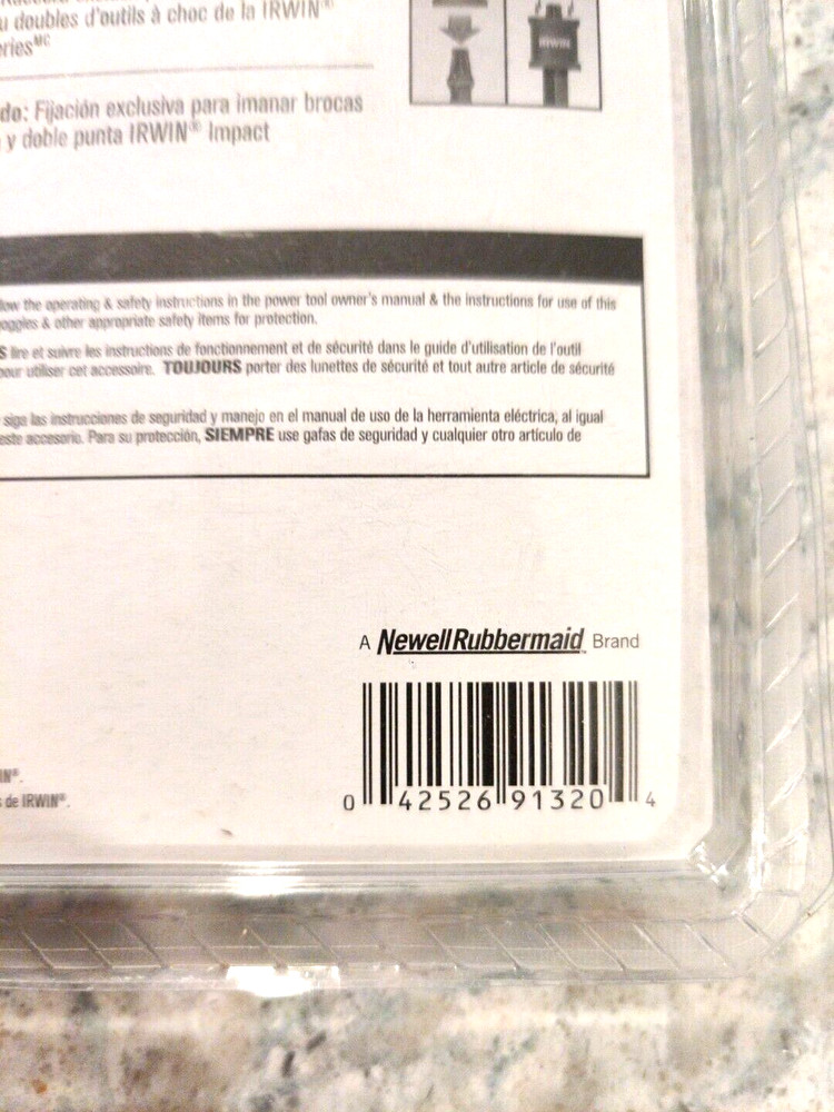NEW IRWIN 1866976 IMPACT POWER BIT SET 5PC