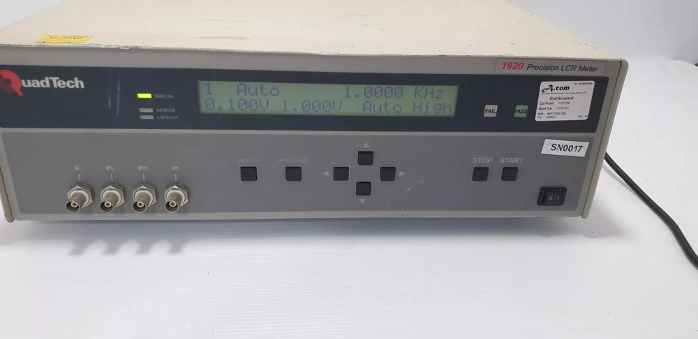 QuadTech IET 1920 Precision LCR Meter Tested basic functionality 20 Hz to 1 MHz