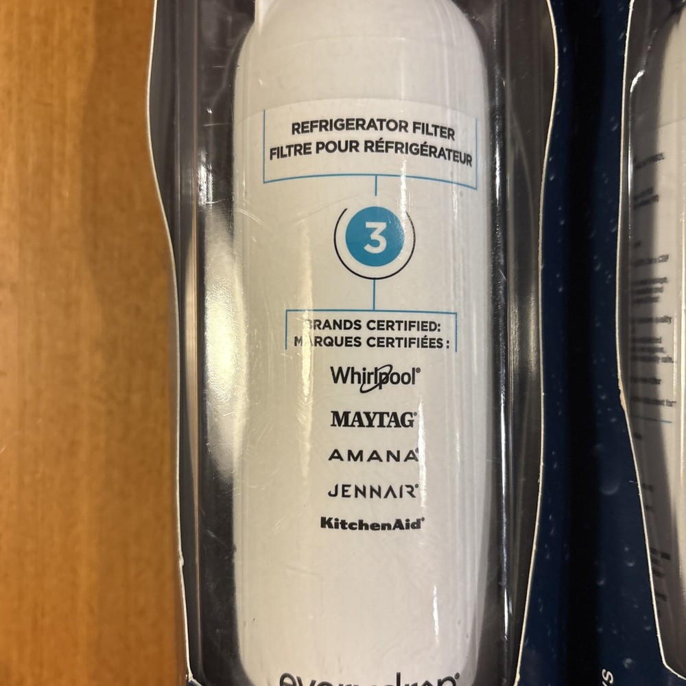 Everydrop Refrigerator Ice & Water Filter #3 - Unused - Box Damage Quantity 2