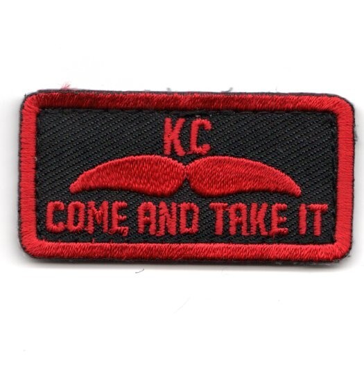 MUSTACHE COME AND TAKE IT 303RD FIGHTER SQUADRON A-10 WARTHOG HOOK & LOOP PATCH