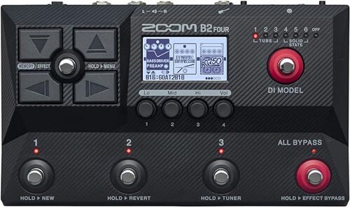 ZOOM  B2 FOUR Multi-layer bass effects and amps Multi-effector B2 FOUR