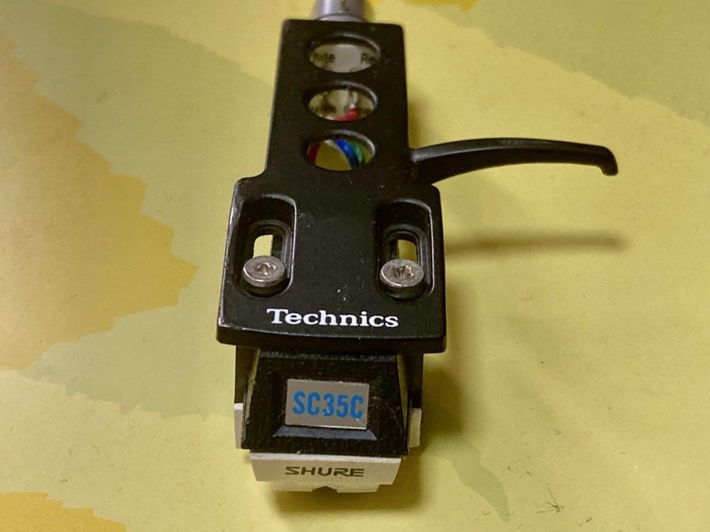 Shure SC35C cartridge + Technics Headshell