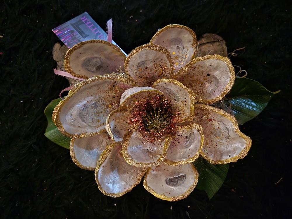 Handmade Oyster Shell Magnolia