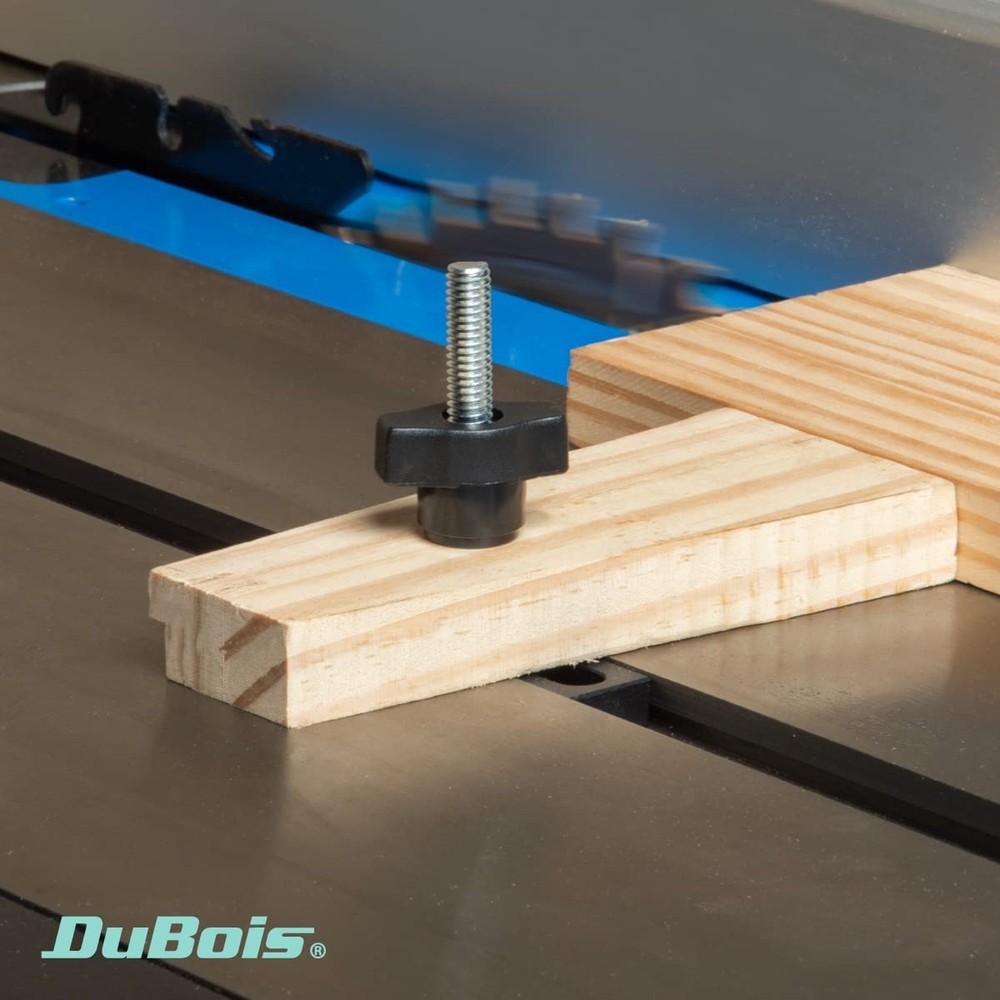 DuBois 10 Pack 1/4"-20 Wing Knobs, Threaded Clamping Knobs for T Track & Tabl...