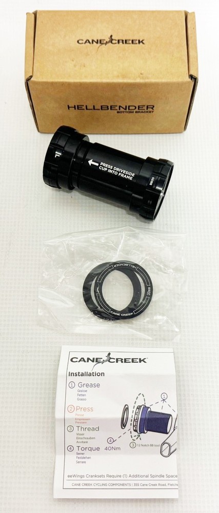 Cane Creek Hellbender 70 Bottom Bracket - BB30, For 30mm Spindles