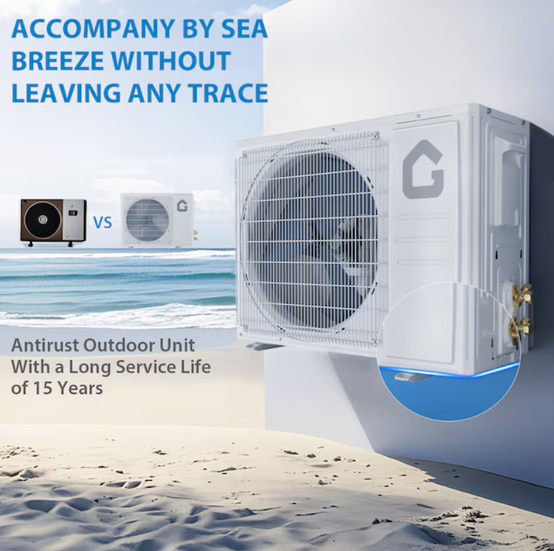 Idealhouse 9000 BTU Mini Split AC Heat Pump 18.5 SEER2 WiFi FreeShipping