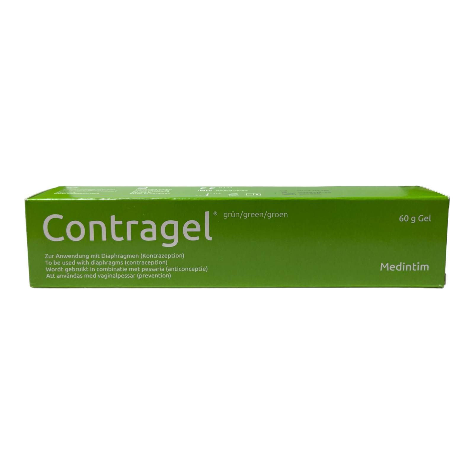 Contragel @ Green Contraceptive Gel for diaphragms (contraception) 60g 02/2027