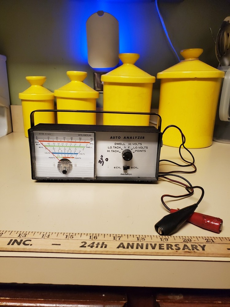 Vintage Medallion Mini Auto Analyzer Untested