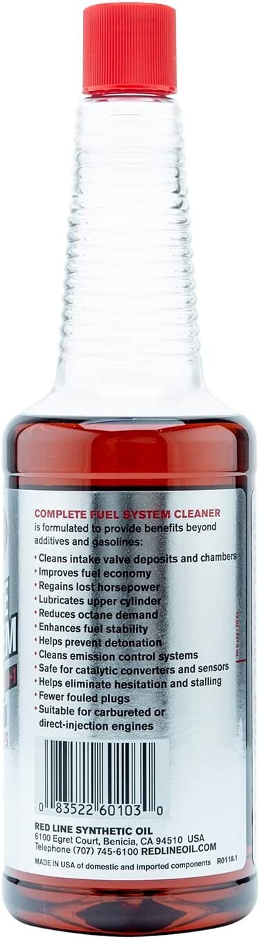 Red Line 60103 SI-1 Complete Fuel System Cleaner 15oz. - 1 Bottle