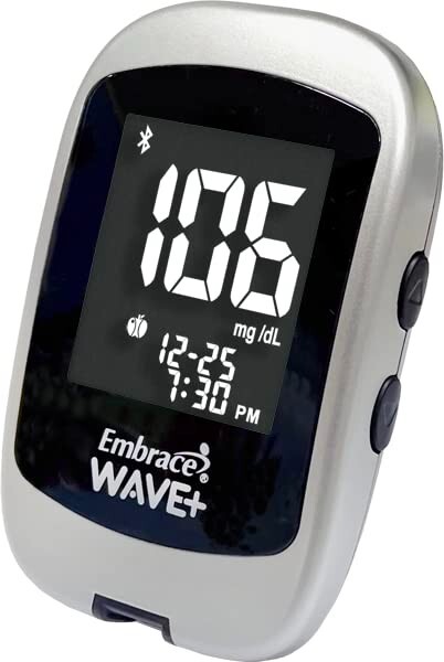 Embrace WAVE+ Bluetooth Diabetes Testing Kit