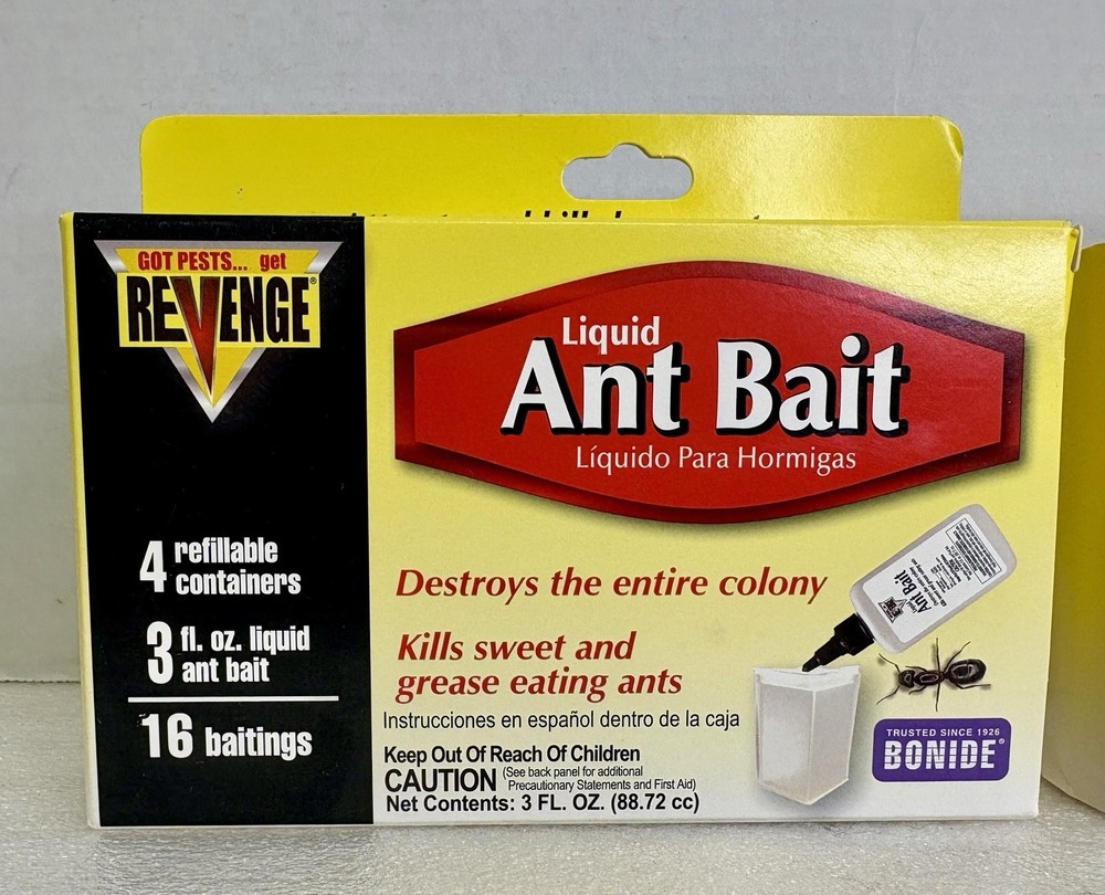 Revenge Liquid Ant Bait with Refillable Stations - 2pack