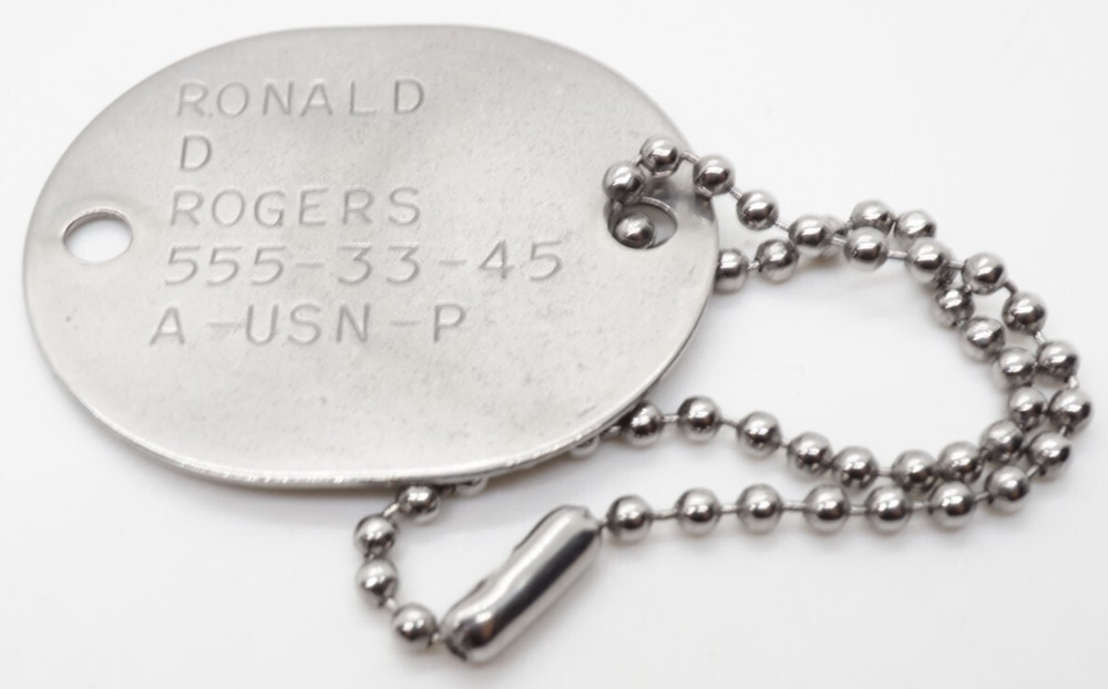 WWII - Korean War Navy Naval Dog Tag