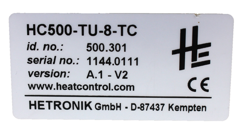 Hetronik HC500-TU-8-TC Temperature Unit, Version A.1-V2, 24V