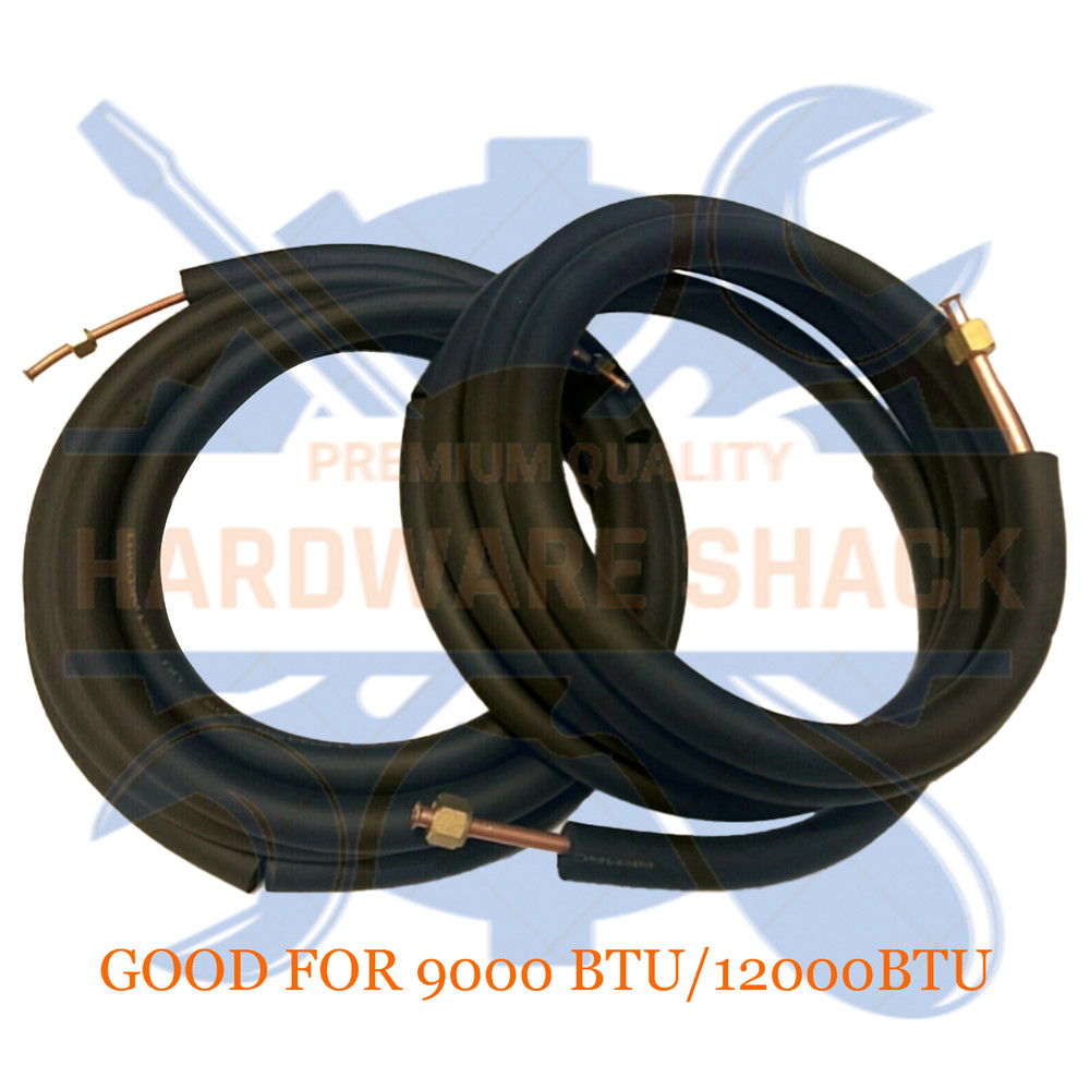 1/4" x 3/8" Copper Line Set for Ductless Mini Split Air Conditioner ANY LENGTH