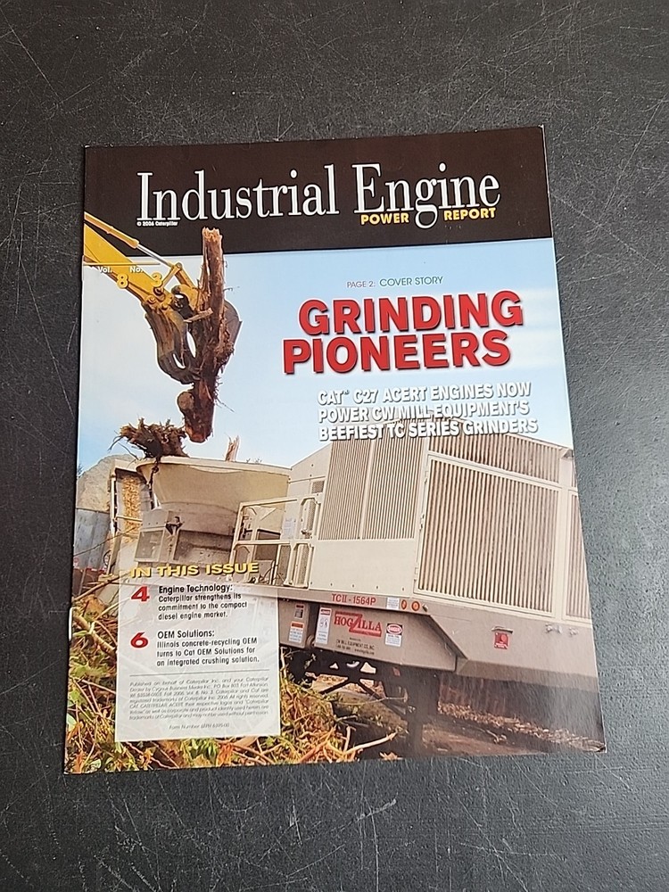 Caterpillar Industrial Engine Power Report  Brochure