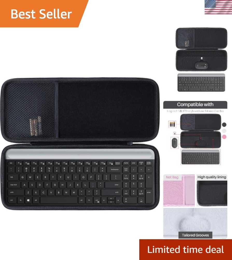 Hard Case Compatible with Logitech MK470 Slim Keyboard and Mouse Combo Graphi...