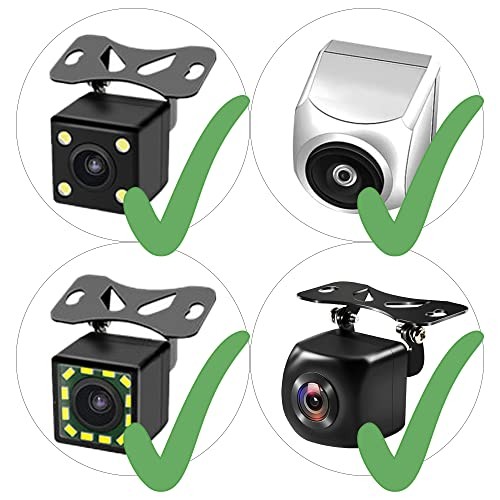 Car Rear Camera Mounting Bracket Kit - Universal Adjustable Vehicle Backup