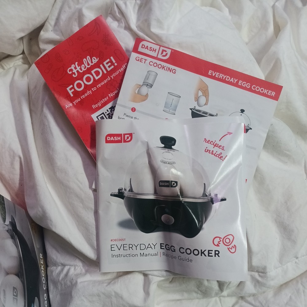 Dash Rapid Egg Cooker - 7 Egg Capacity Hard Boiled, Poached, Omelettes