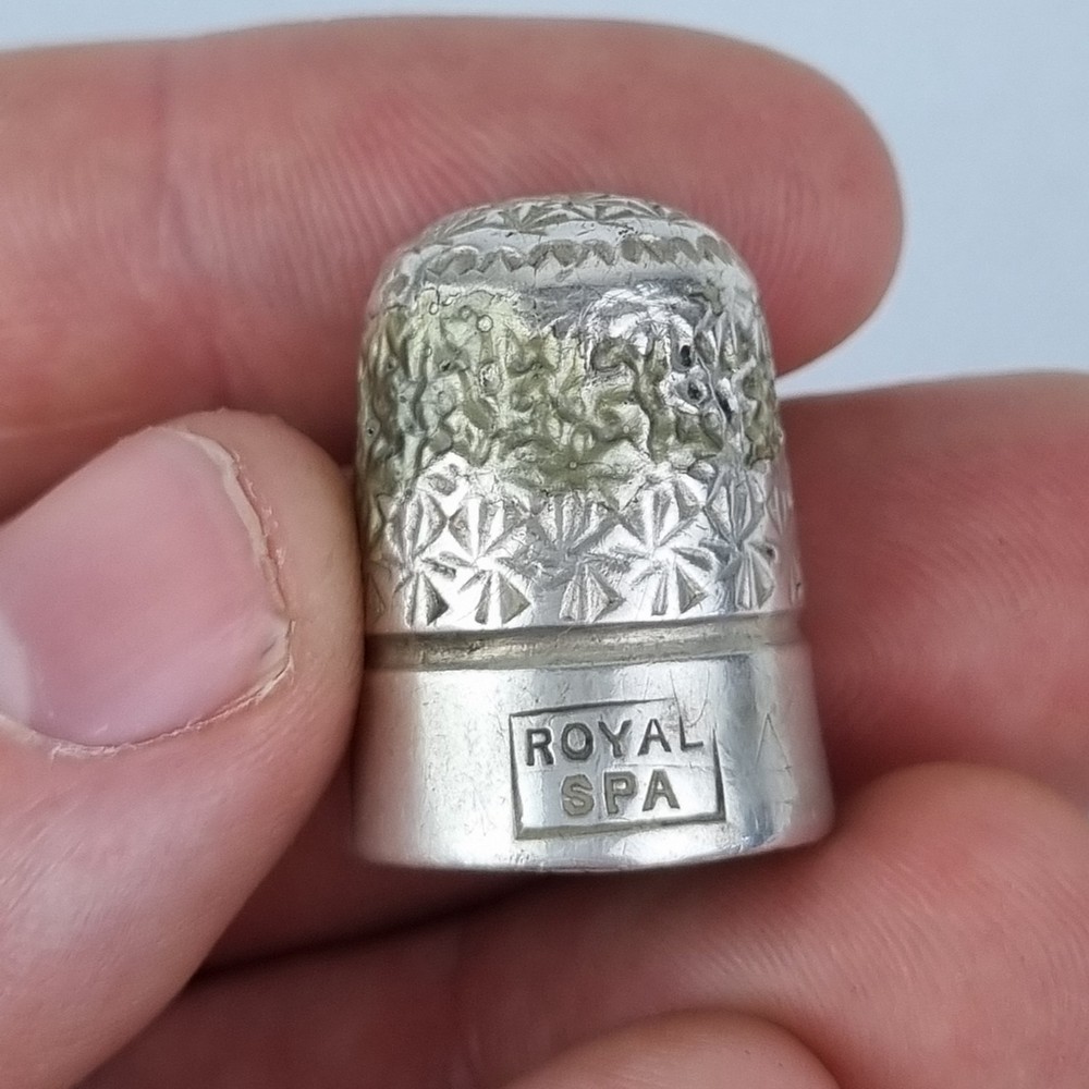 Antique Solid Silver Thimble Birmingham 1928 Henry Griffith & Sons