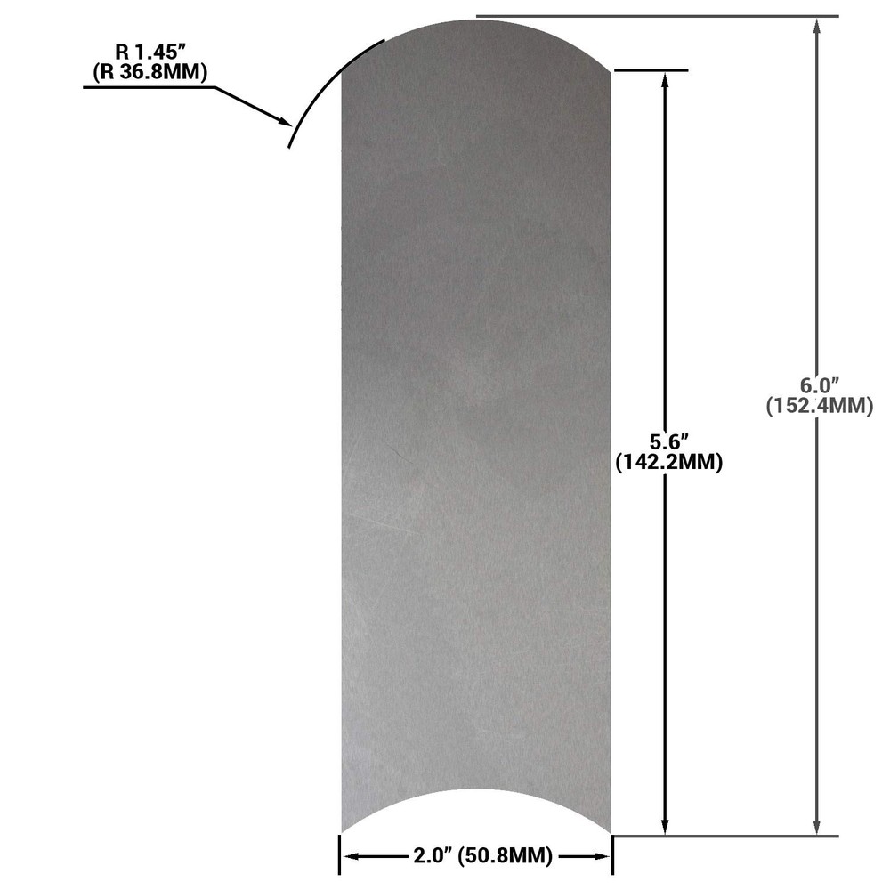 Cabinet Scraper Card Set - Curved 3Pc