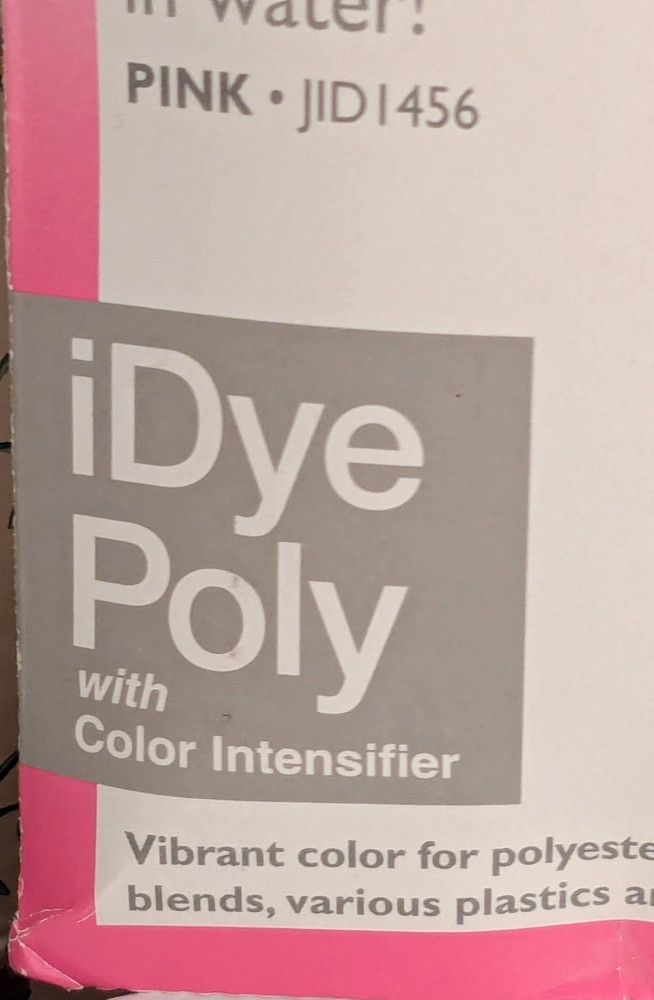 2 Packets, IDye Fabric Dye Pink