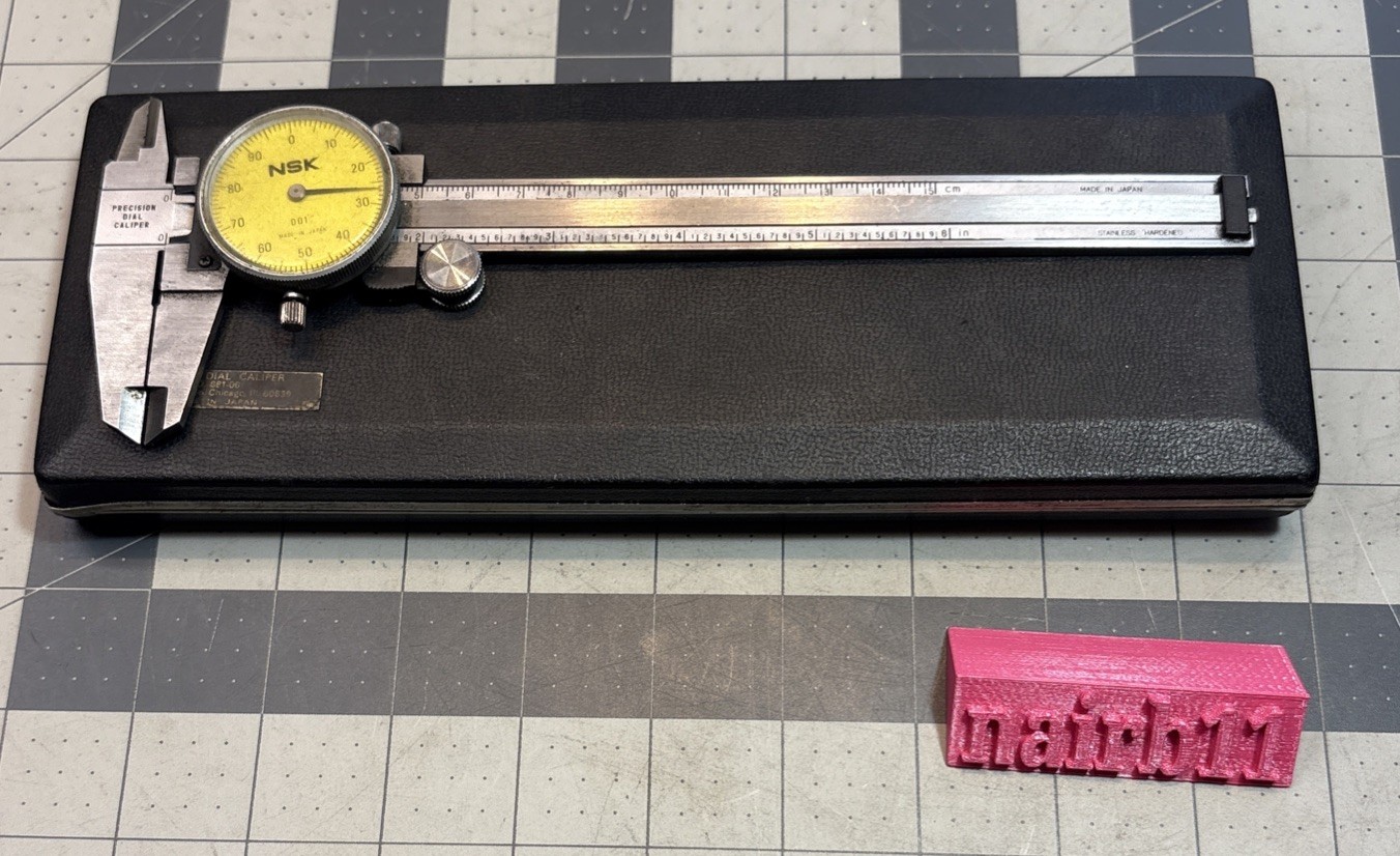 NSK Precision 6" Dial Caliper .001” w/ Case Machinist Tools Japan