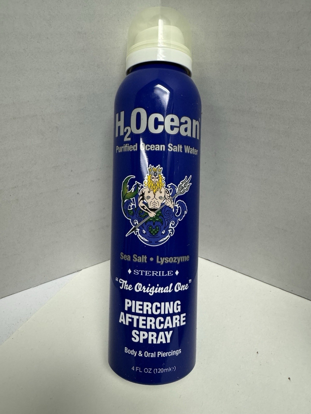6 Pack H2Ocean Piercing Aftercare Spray 4oz Body & Oral Piercings