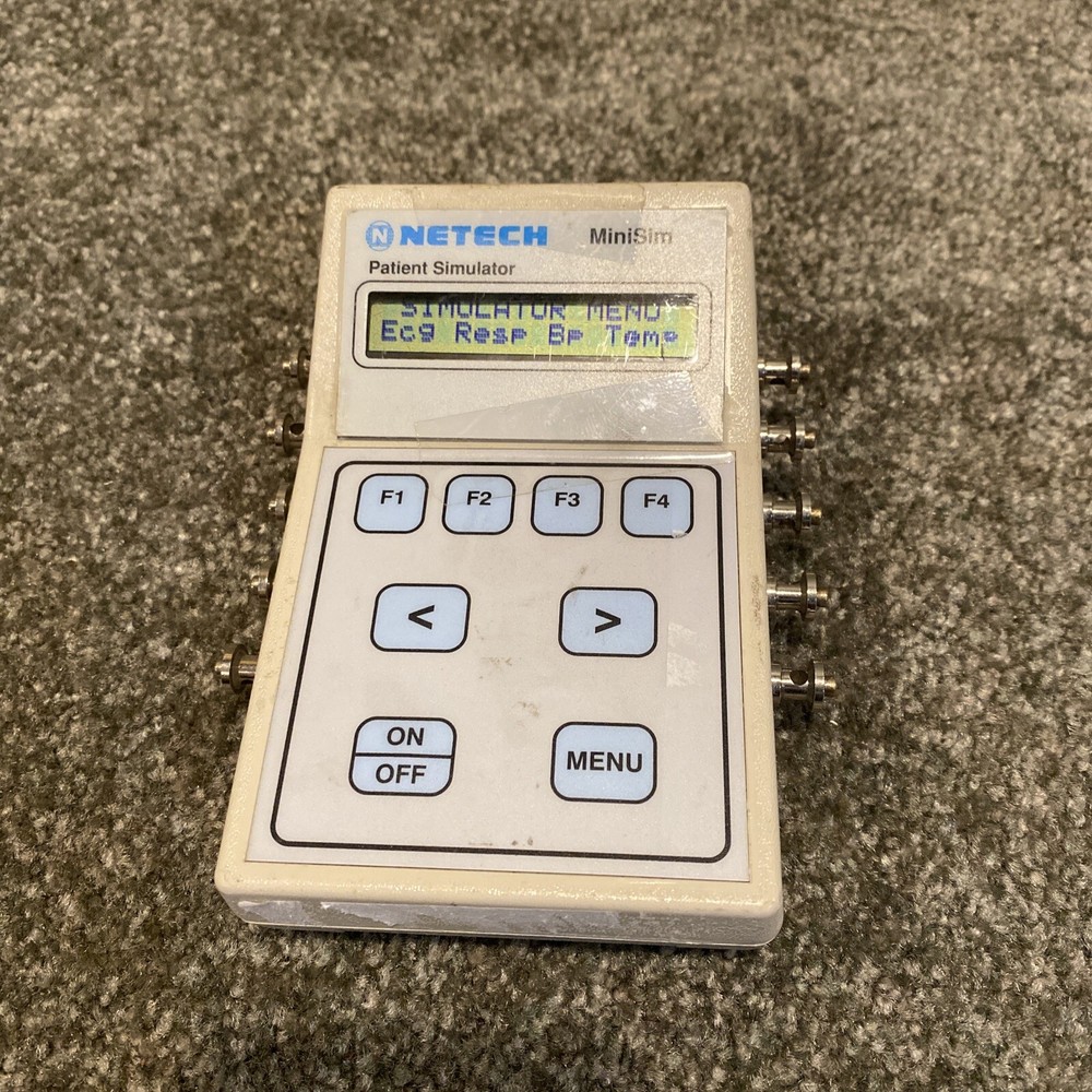 Netech MiniSim Patient ECG Arrhythmia Advanced Parameter Simulator GOOD WORKING!