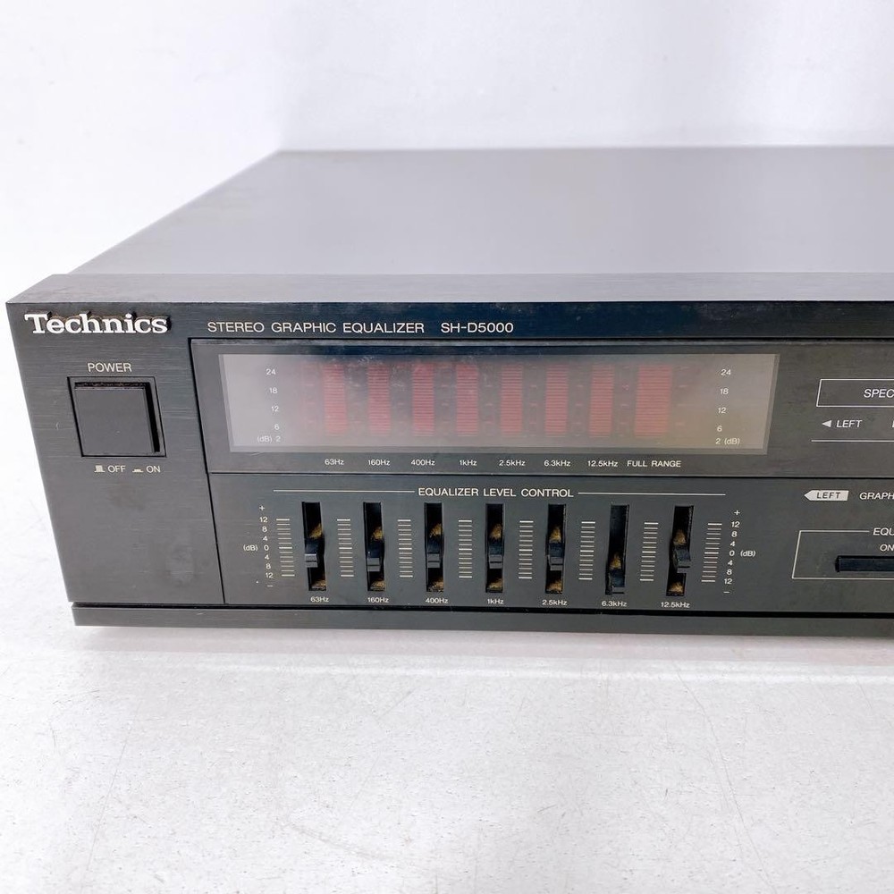 Technics SH-D5000 7 Band Stereo Graphic Equalizer Spectrum Analyzer Fully Works
