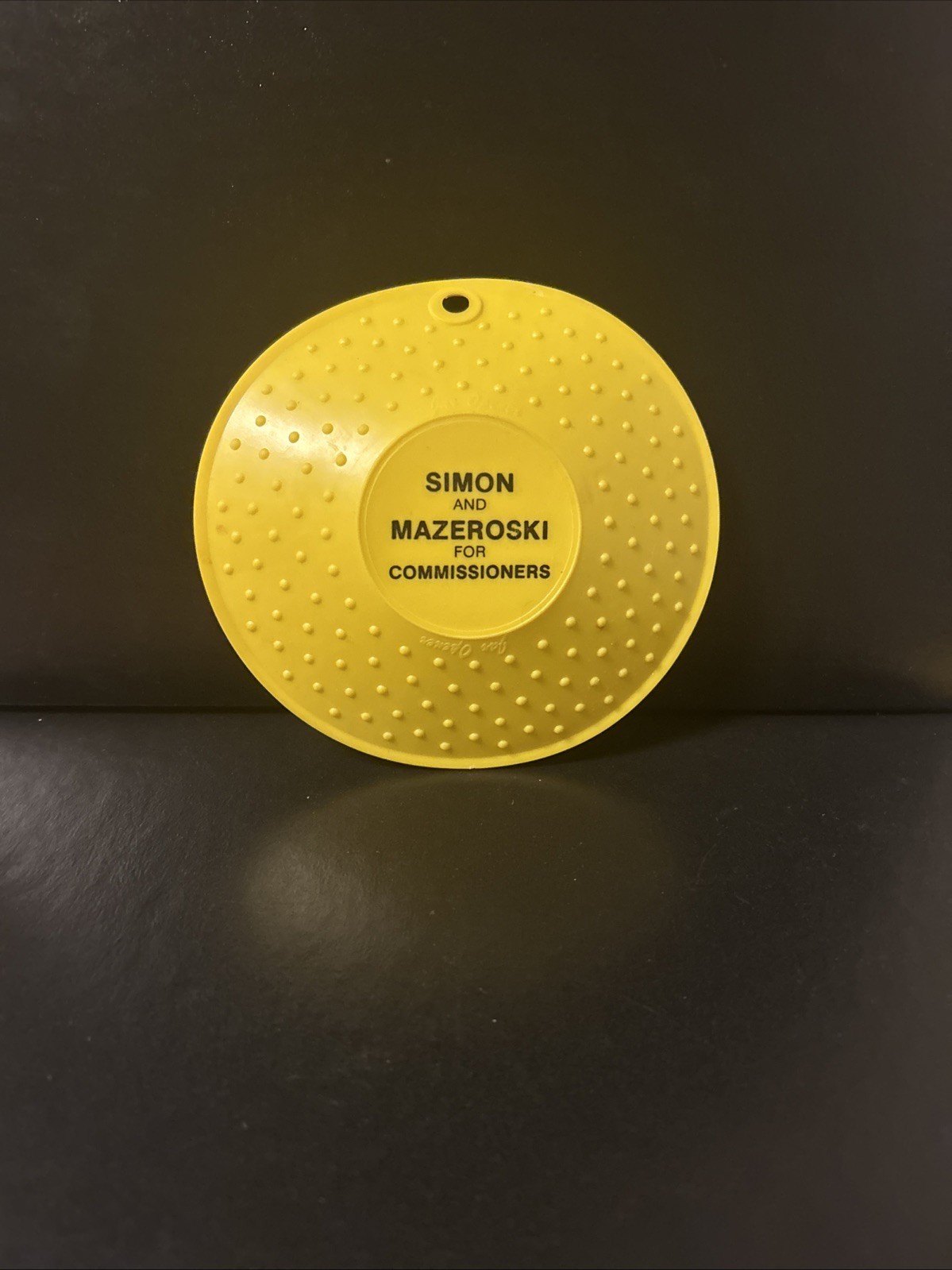 Vintage Simon/Mazeroski Campaign Grip Assist Commissioners Giveaway