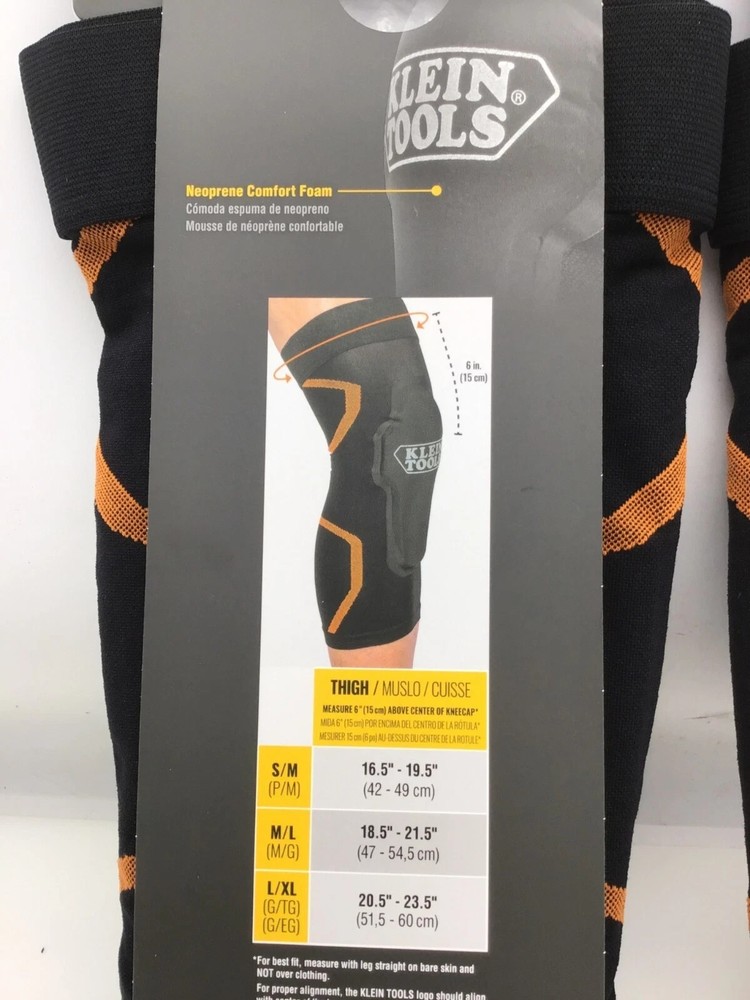Klein Tools 60624 Knee Pad Compression Sleeve, Size L/XL