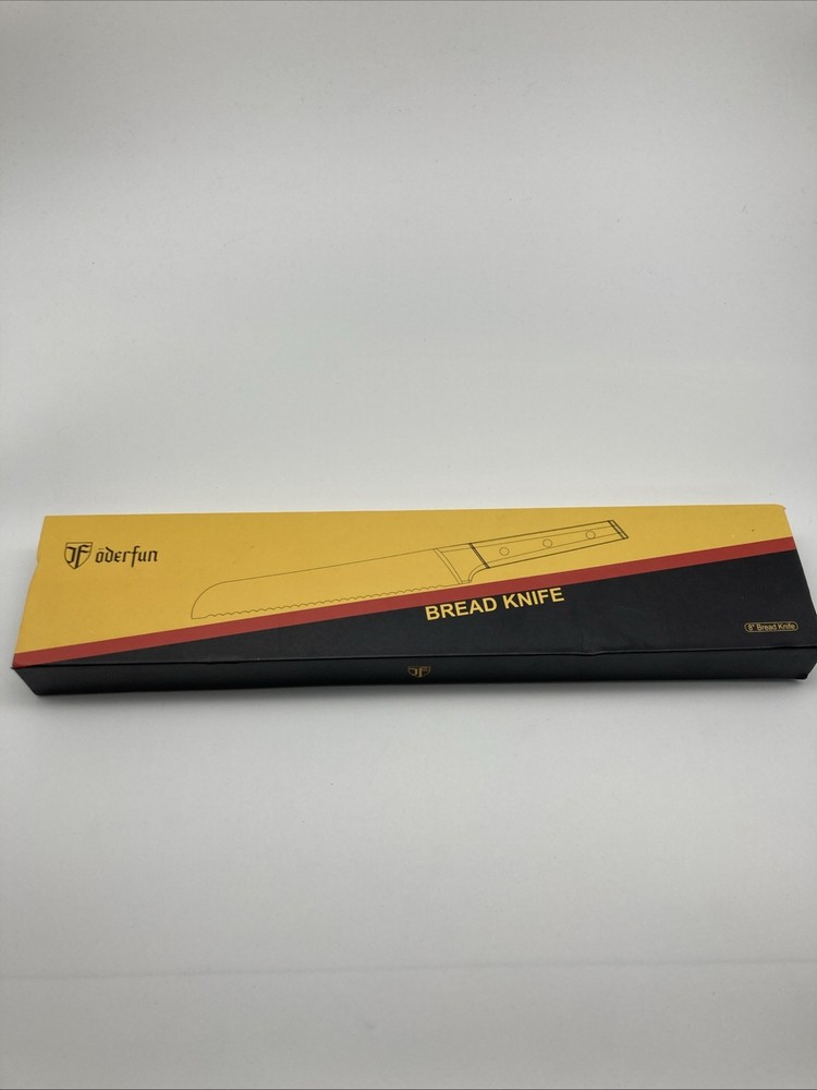 ODERFUN 8 in Bread Knife Chef Quality Professional Serrated Bread Knife