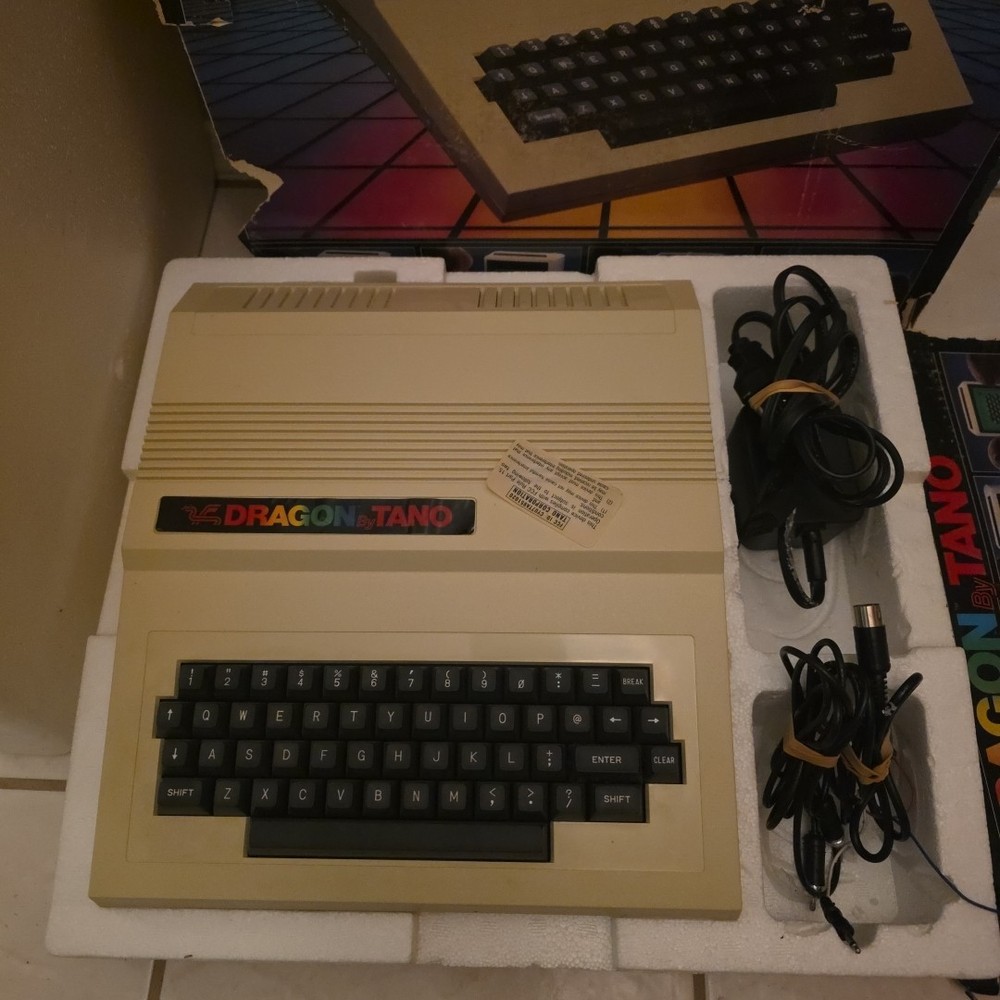 Tano Dragon Computer 64K Vintage Untested Asis Read Description