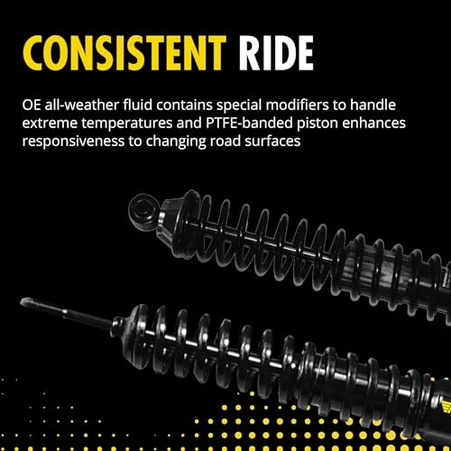 Load Adjusting 58633 Suspension Shock Absorber and Coil Spring Assembly Pack