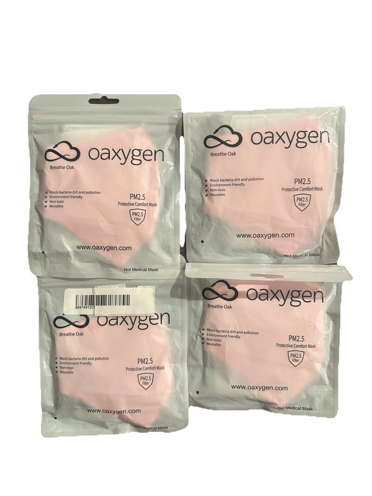 4 Pack PM2.5 Filter Protective Mask Block Bacteria Dirt Pollution Reusable