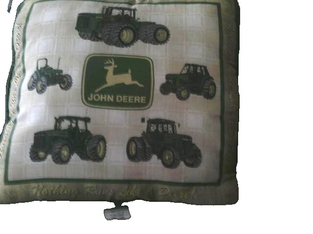John Deere Throw Pillow ( please read )