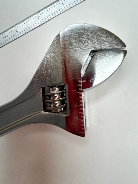 12" ADJUSTABLE WRENCH CHROME PLATED CRESCENT AC212BK