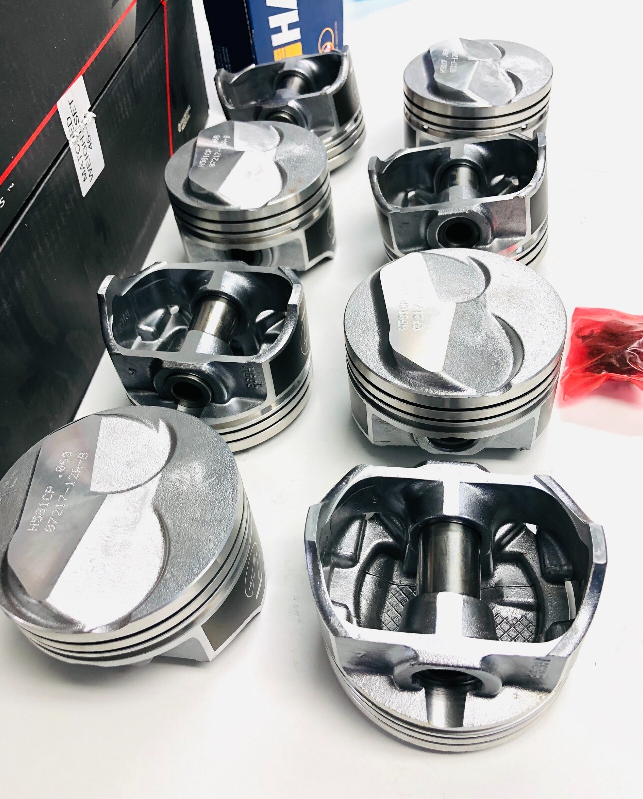 SPEED PRO Hypereutectic H581CP Pistons & Rings kit BBC Chevy 7.4L 454 cubic inch