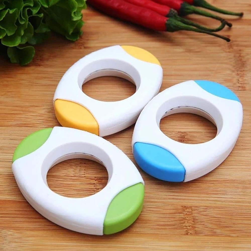 Blue Egg Shell Opener Topper Cutter Cracker Separator for White