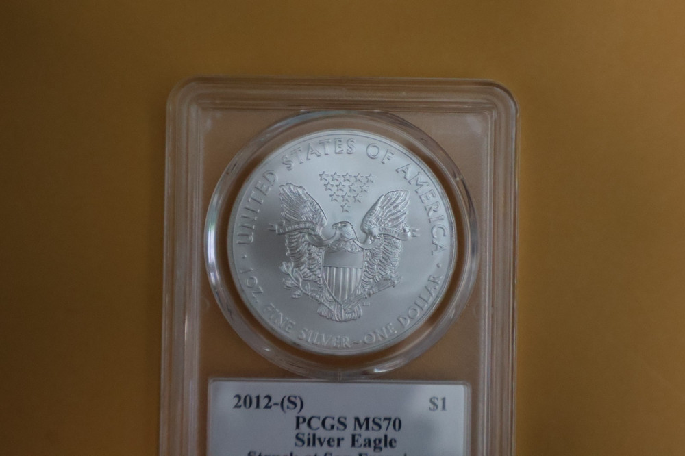 2012(S) Silver Eagle Struck at San Francisco PCGS MS70 Thomas Cleveland Eagle