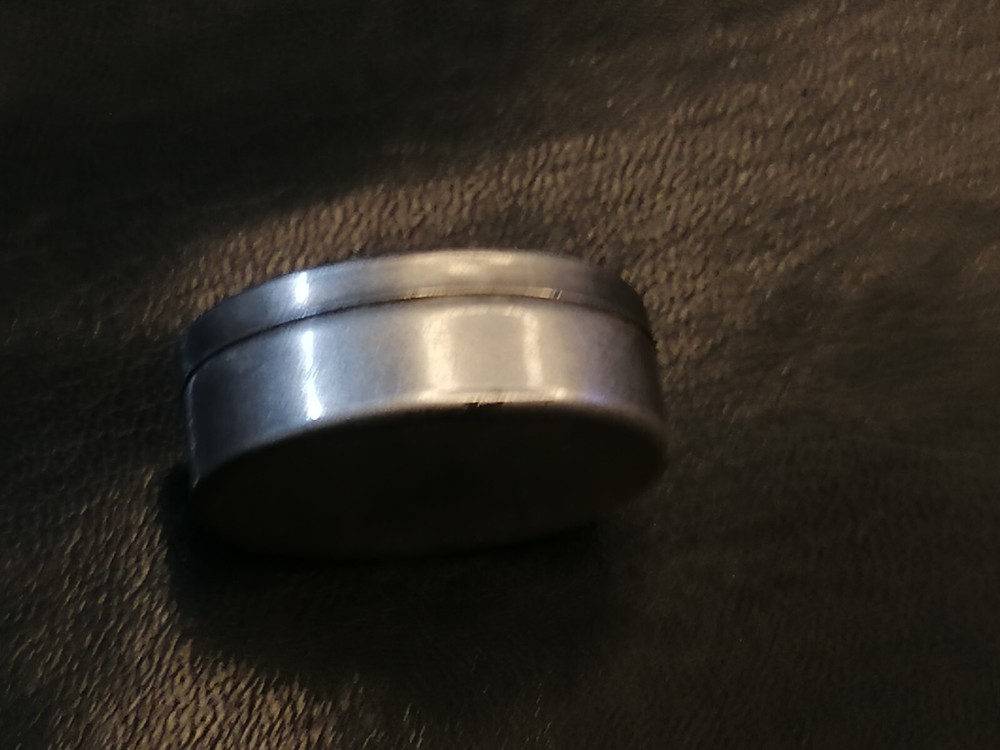 Vintage Silver 800 Pill Case Box - Simple Decorative Pattern, 7.88g