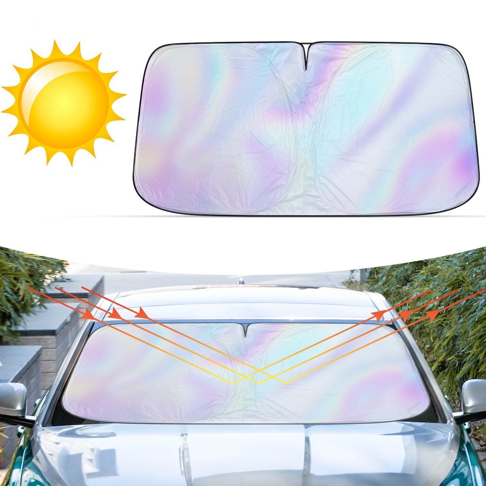 Foldable Car Front Rear Window Windshield Sun Shade Shield Cover Visor UV Block