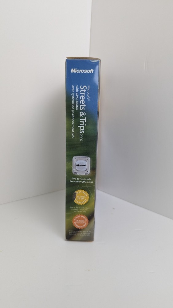 Microsoft Streets & Trips 2007 with GPS Locator for Laptop Computer