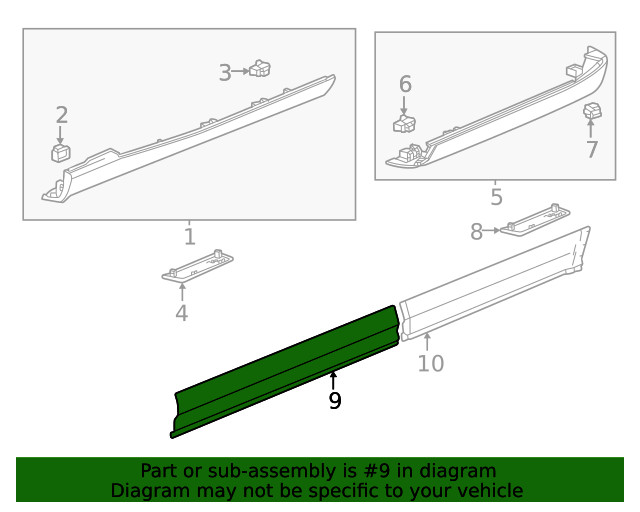 Genuine GM Front Molding 85601432