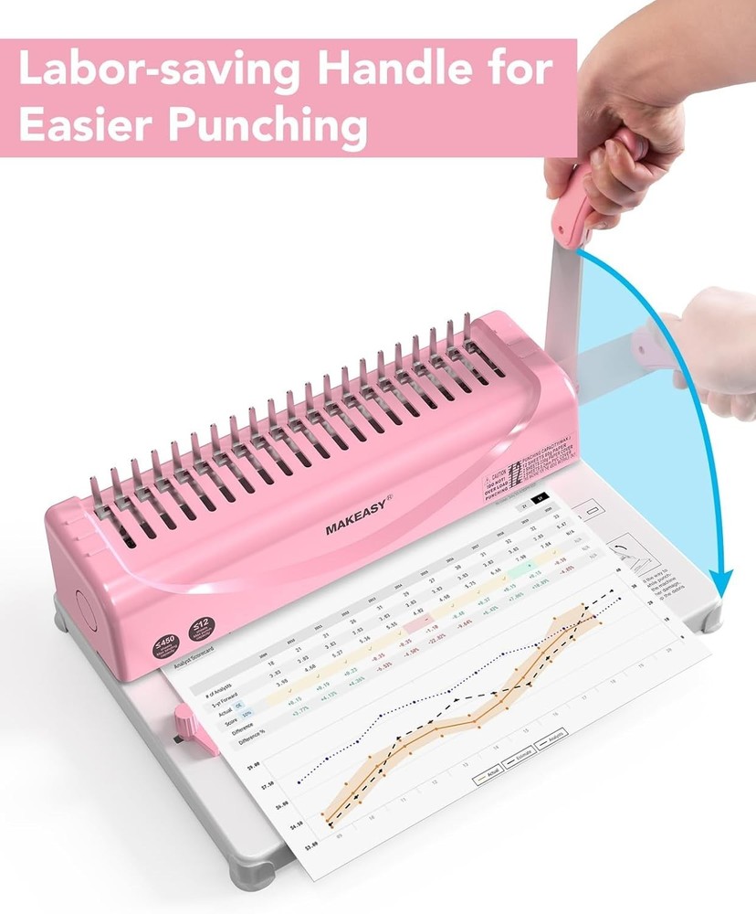 Heavy-Duty Binding Machine with 400 Sheet Capacity