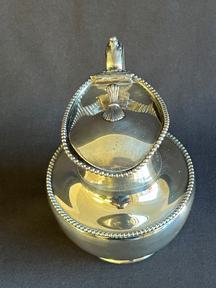 Superior Silver Co. Quadruple Plate Syrup Pitcher