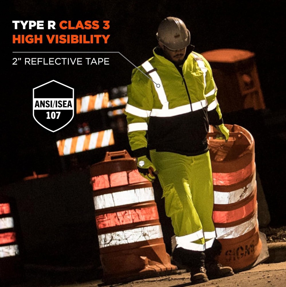 Hi Vis Bomber Safety Jacket