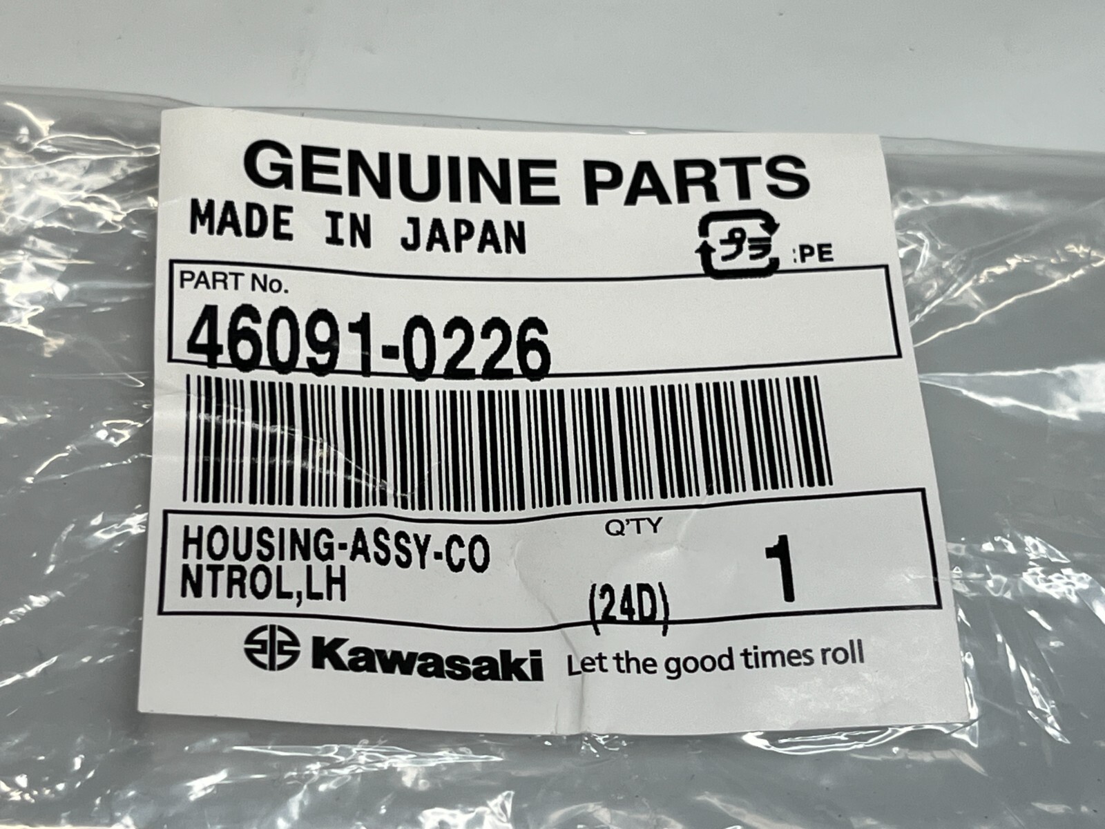 Kawasaki NEW Genuine 2010-2023 KLX110 KLX140 HOUSING ASSY CONTROL LH 46091-0226
